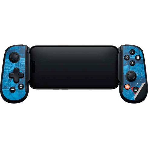 DC Comics Superman Logo Background Pattern Backbone One for iPhone Game Controller Skin